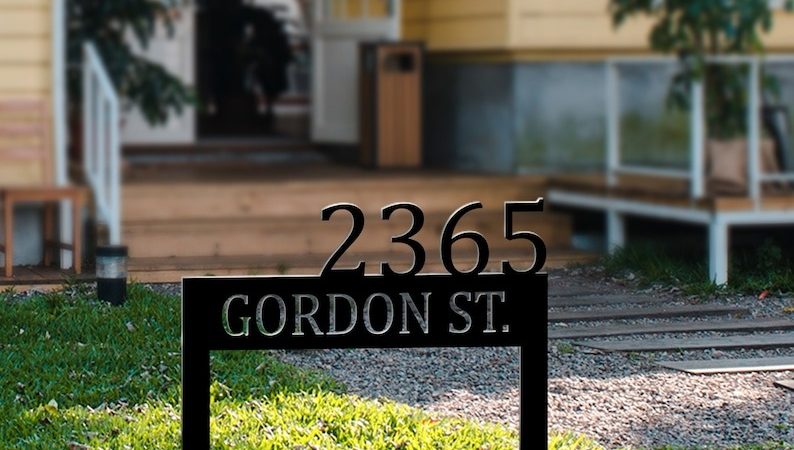 Yard Address Signs