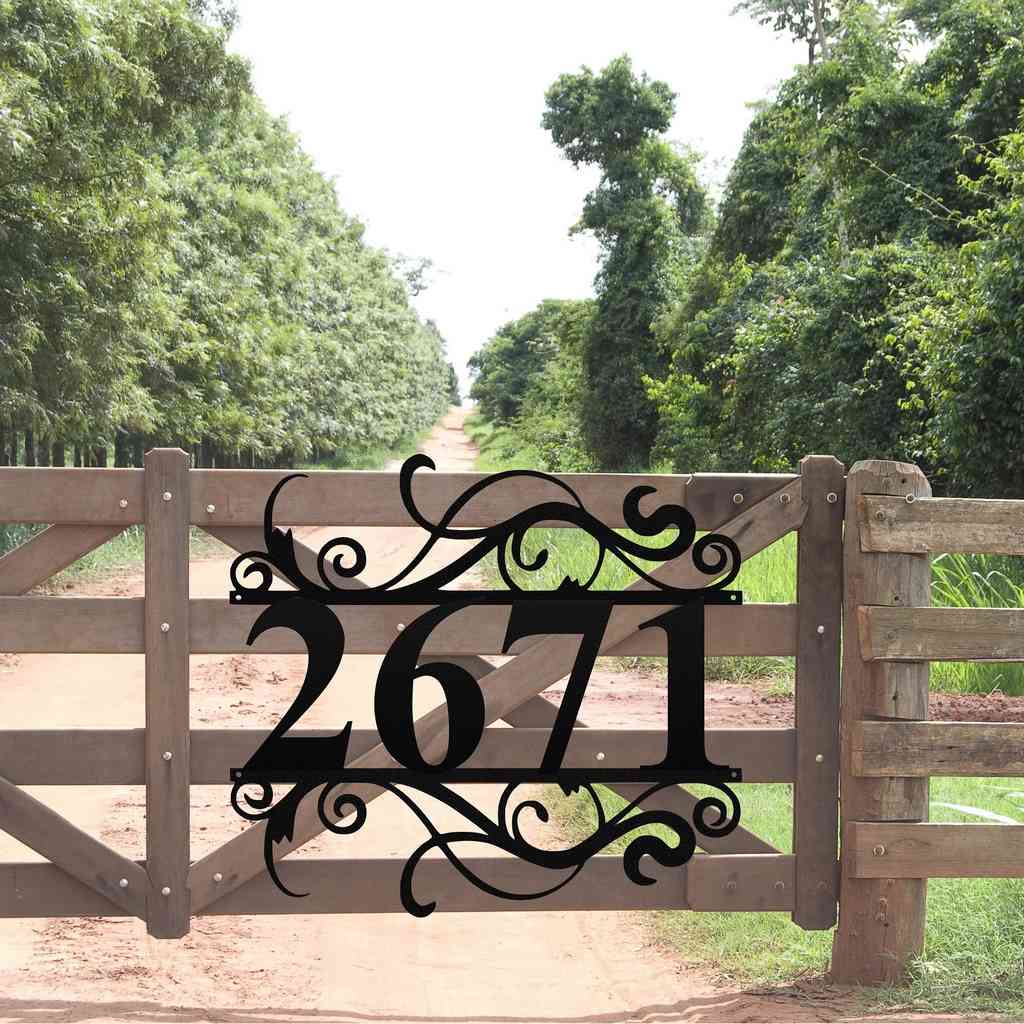 16 Personalized Metal Address Signs